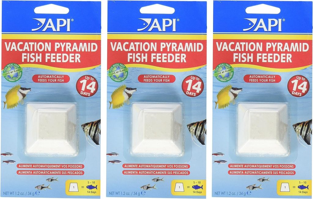 (3 Pack) API 14-Day Pyramid Fish Feeders
