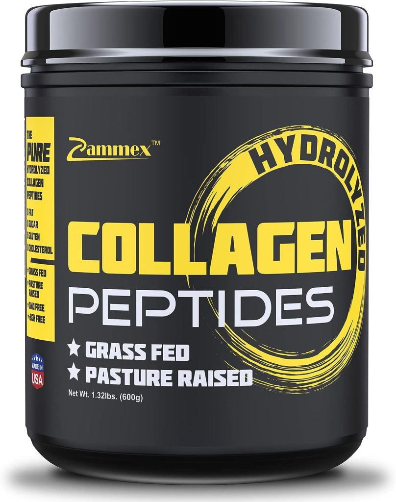 Collagen Peptides Powder, Premium Hydrolyzed Collagen Peptides(Type I, III),Collagen Powder Unflavored, Non-GMO, Grass-Fed, Gluten-Free,for Skin, Hair, Nail,Bone Joint(21oz) : Health  Household