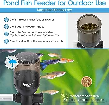 Convenient Automatic Pond Fish Feeder