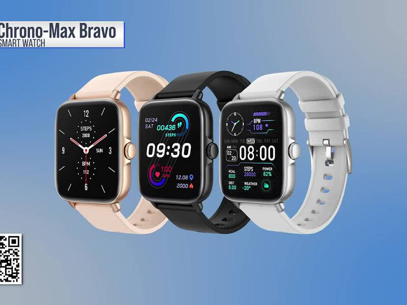 Discover the Chrono-Max Bravo Smart Watch