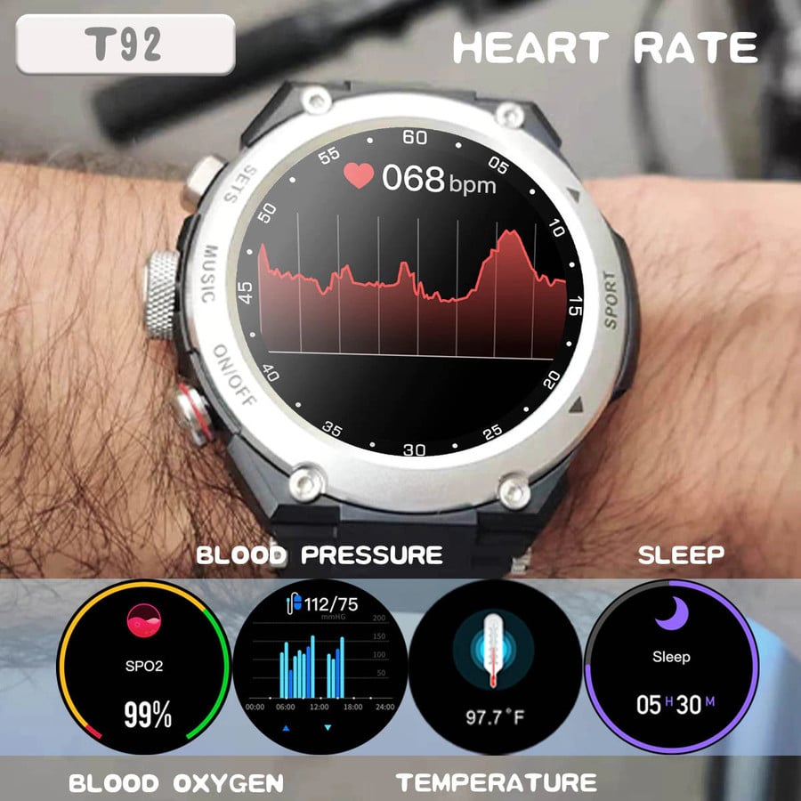 Discover the Smart Features of the Airappin T92Pro Smartwatch