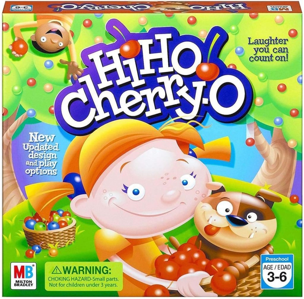 Hasbro Hi Ho! Cherry-O Board Game for 2 to 4 Players Kids Ages 3 and Up (Amazon Exclusive)