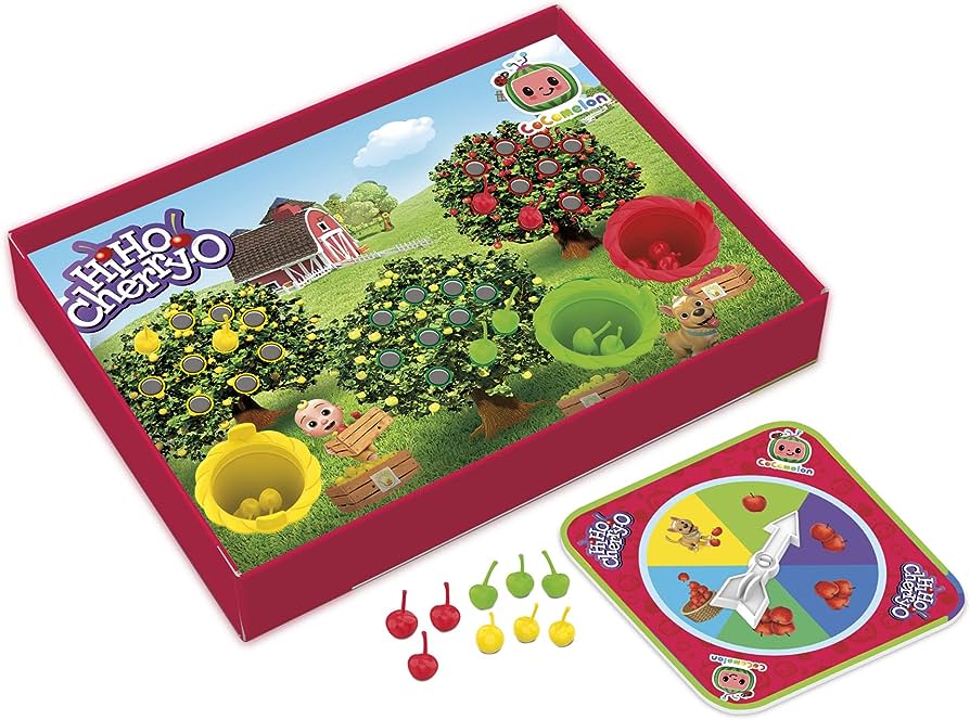 Hasbro Hi Ho! Cherry-O Board Game for 2 to 4 Players Kids Ages 3 and Up (Amazon Exclusive)