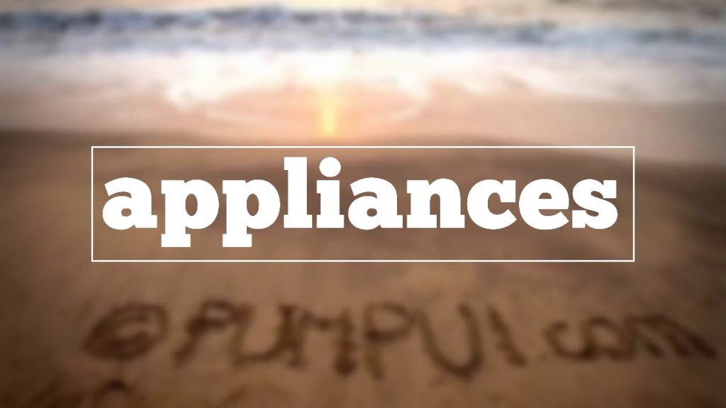 How to Spell Appliances