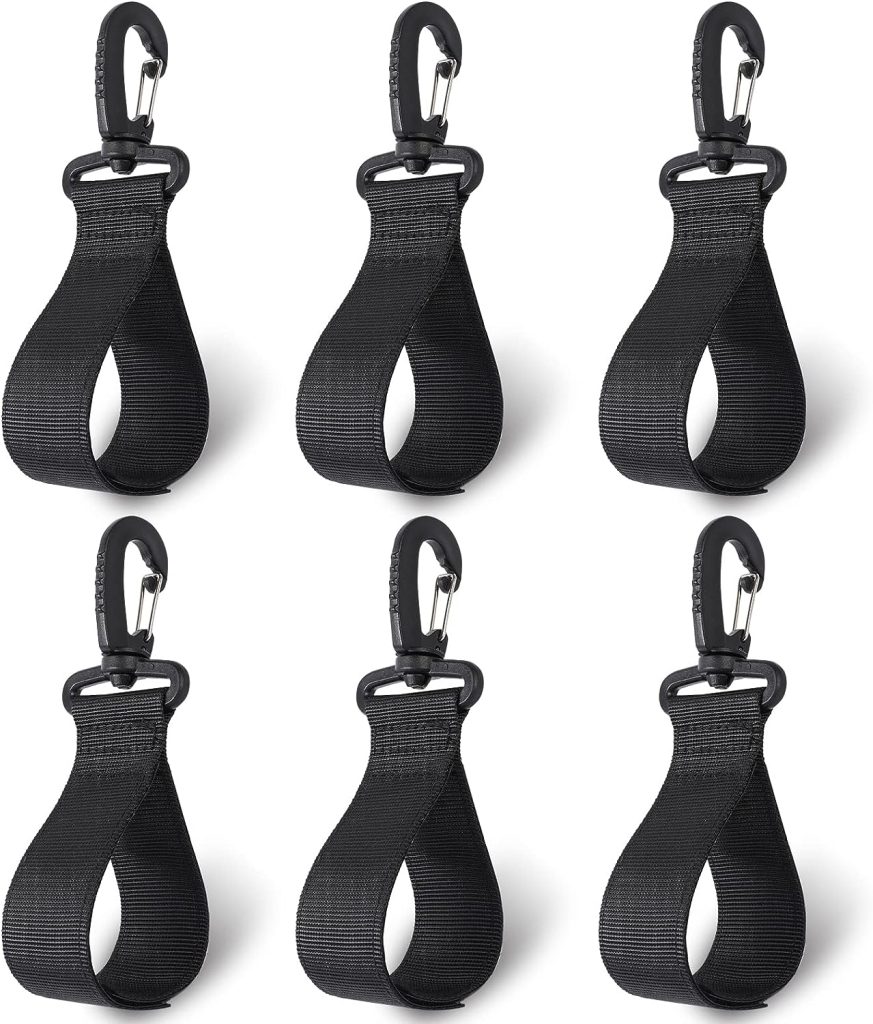 Jevrench Upgraded Kayak Paddle Holder, Paddle Board Accessories, Inflatable Boat Paddle Storage, Set of 6 Paddle Clips