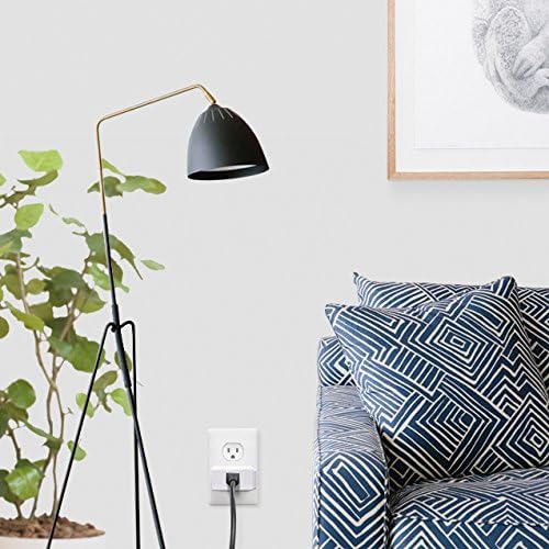 Kasa Smart Plug Classic 15A, Smart Home Wi-Fi Outlet Works with Alexa  Google Home, No Hub Required, UL Certified, 2.4G WiFi Only, 1-Pack(HS105) , White