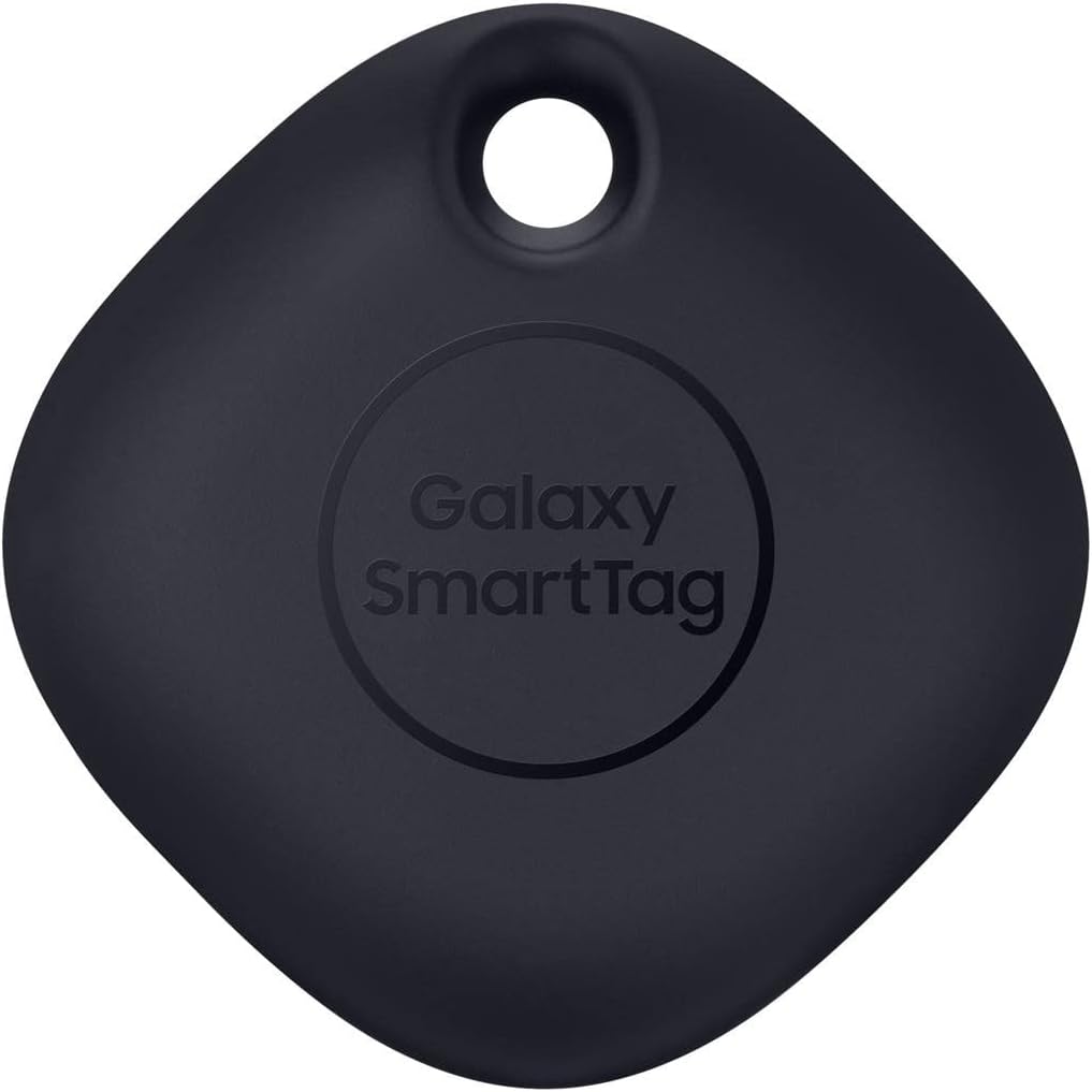 SAMSUNG Galaxy SmartTag 2021 Bluetooth Tracker  Item Locator for Keys, Wallets, Luggage, Pets and More (1 Pack), Black