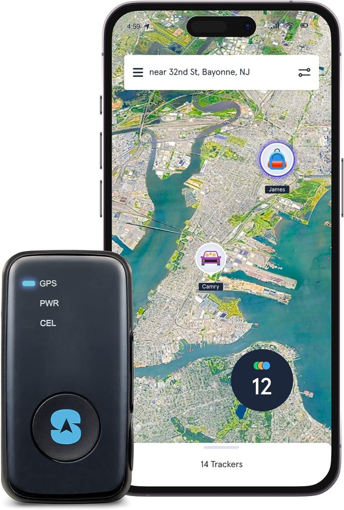 Spytec GPS GL300 GPS Tracker for Vehicles, Cars, Trucks, Equipment and Asset Tracker for Loved Ones, Businesses, Fleets | Unlimited US and Worldwide Real-Time Tracking App - Powered by Hapn