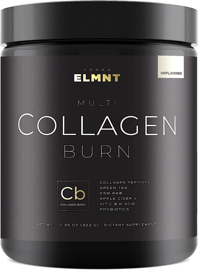 Super Collagen Burn - Multi Collagen Powder for Women w. Probiotics, KSM-66, ACV, Phytosome Green Tea, Biotin+ Advanced Weight Management Collagen Protein Supplement + Hair Skin Nails  Gut Health