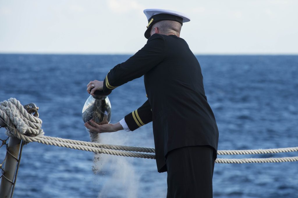 The Cost of Scattering Ashes at Sea