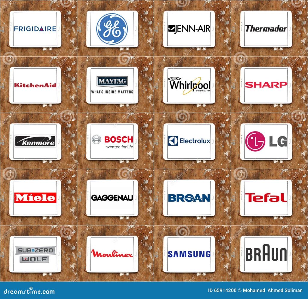 Top Appliance Logos