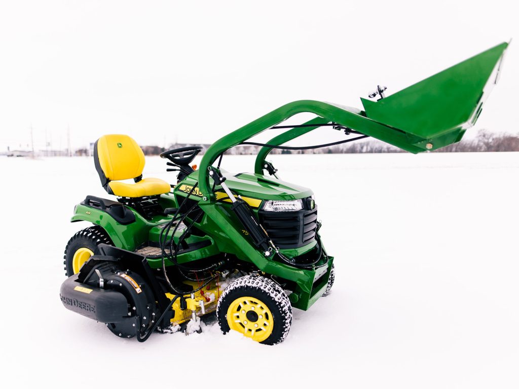 Versatile Front End Loader Attachment for Small Tractor