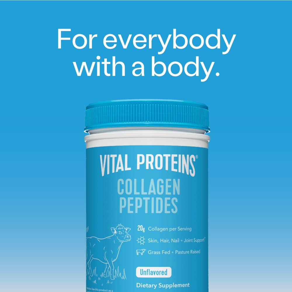 Vital Proteins Collagen Peptides Powder Unflavored 9.33 OZ+Beauty Collagen 9.6oz