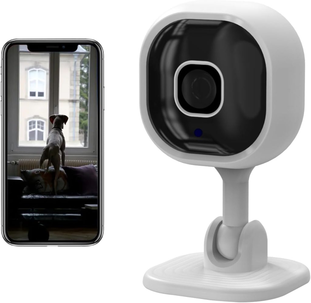 Webookers WB 1080p HD Indoor Camera for Home Security with Night Vision,Smart Security Camera for Baby Monitor.Pet Camera with Motion Detection, Two-Way Audio,Phone App(iWFCam)