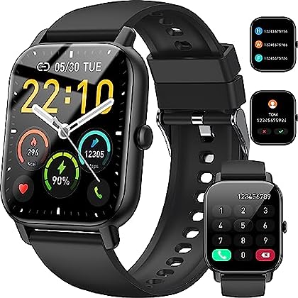 WeurGhy SmartWatch, 1.85 Touch Smart Watches for Answer/Make Calls, 112 Sports Modes, Activity Trackers Compatible with Android iOS