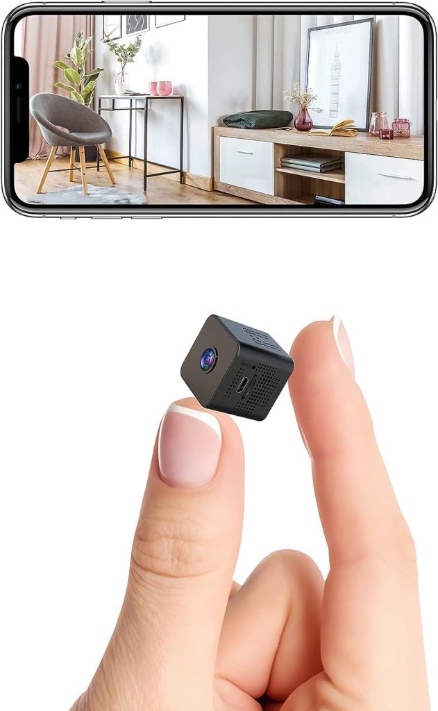 Wireless WiFi Camera Home Body Cam Security Home Cameras for Indoor Outdoor Security Cams with Cellphone App Dog Camera Pet Cams Baby Camera No Need WiFi with Battery Easy Setup Surveillance Cameras
