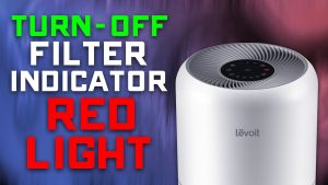 Homedics Air Purifier Blinking Red Light under Power Button